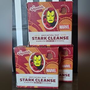 Dr. Squatch Marvel Stark Cleanse Limited Edition Soap - Three New Bars